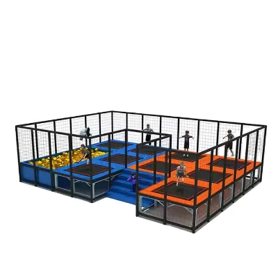 Commercial Indoor Trampoline Park for Kids and Adults Free Jump Indoor Playground for Amusement Park Use