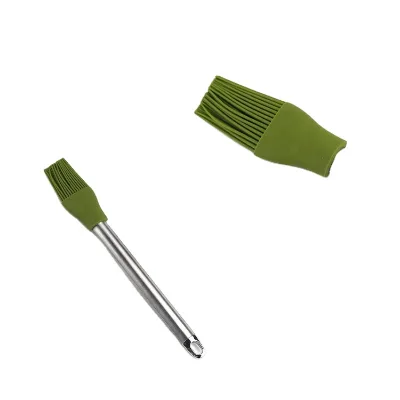 Colorful Grill BBQ Silicone Brush with Aluminium Handle for Barbecue Baking Kitchen Cooking Oil Brush