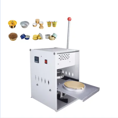 Aluminum Foil & Paper Plastic Cup Heat Sealing Machine for Tea Packaging Semi-Automatic CE Certified