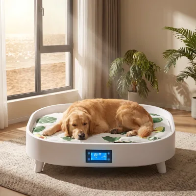 OEM ODM Intelligent Temperature Control Pet Bed Adjustable Heating Cooling Dog Sleeping Bed for Medium Large Dogs
