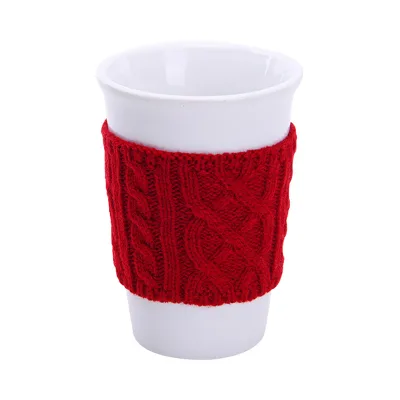 The Perfect Mug Cozy: Heat & Slip Resistant, Hand Knitted Coffee Cup Sleeve for Ceramic Cups, Protection for Home/Office, EU/US