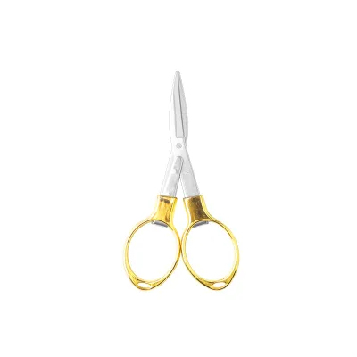 1Piece Mini Foldable Zinc Alloy 8 Shape Scissors Portable Travel Fishing Scissors Outdoor Multifunctional Paper Cutting Tools