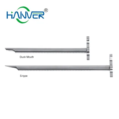 Stainless Steel Durable Trephine, 165mm Working Cannula, Fundamentals of Intervertebral Foramen Endoscopic Surgical Instruments