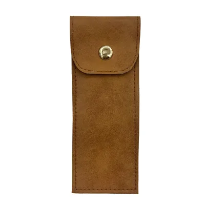 Fujuan Thick PU Leather Bag for Costume Jewelry Premium Packaging Beautiful Printing Size 3x20+4 Model Pg0808 for Promotion Use