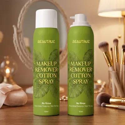 Supplier Wholesale Vegan Hydrating Oil Free No Rinse Makeup Remover Cotton Spray Soothing Face Sensitive Skin Care Beauty