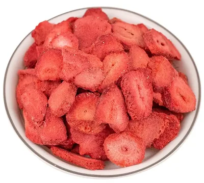 100% Natural Freeze Dried Strawberry Whole Fruit Added Healthy Vegan Snacks FD Strawberries Bulk Wholesale