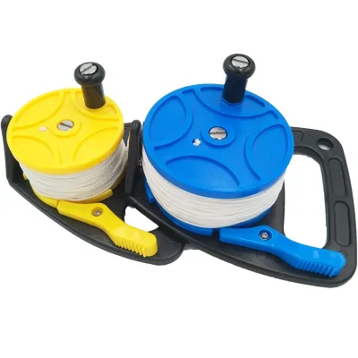 Diver Accessories Four Colors Thumb Diving Equipment,Safety Underwater Diving Snorkeling 150 ft 270 ft  Dive Reel