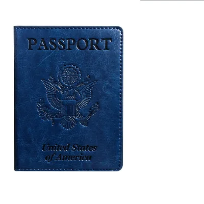 2023 Pu Leather Travel Passport Holder and Vaccine Card Holder for Women/men