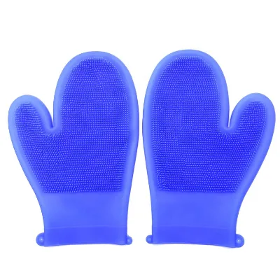 Kitchen Tool Hand Gloves Latex Free Silicone Dishwashing Gloves Customizable PMS Color Medium Cleaning Custom Logo & Packaging