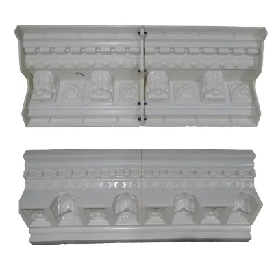 Plastic Injection Mould Cornice New Design Decorative Mold Factory Wholesale Price Outdoor Roof Edge ABS Plastic Cornice Mold