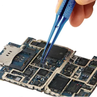 Tweezer BT-11 /BT-15 Blue Straight Tweezer for Jumping Wire (mobile Phone Repair )