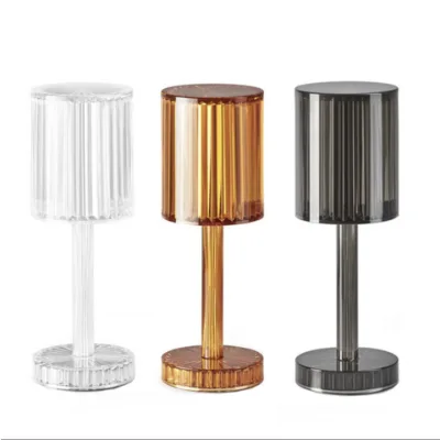 Crystal night lamp dimming led table lamp