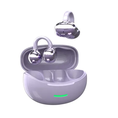 W18 Ear Clip Earbuds Real Time AI Translation BT 5.4 True Wireless Headphones Air Conduction Noise Reduction Open Ear Earphones