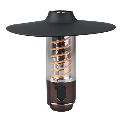 Emergency Charger Power Bank Function USB Stage Light LED Potable Camping Light for Outdoor Flash Light