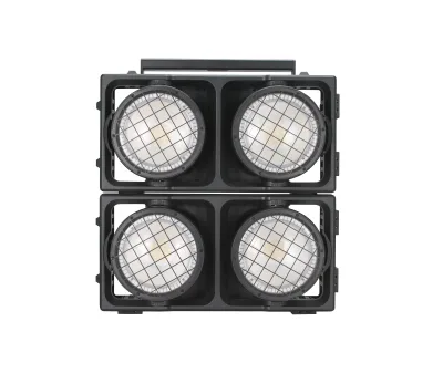 Self-locking IP65 Waterproof 400W Double Eye Audience LED Blinder Lighting Fixture for Stage Concert Club