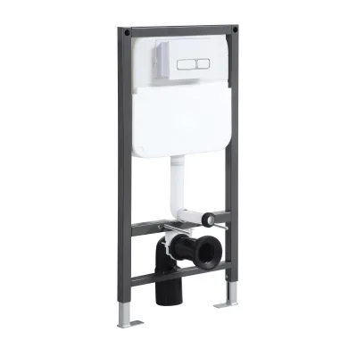 Modern Space-saving Toilet Tank System Bathroom In-wall Mounted Flush Tank
