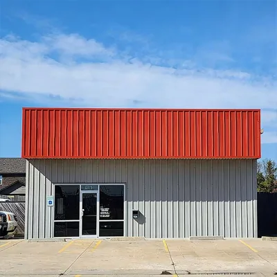 ONE-STOP Service Prefabricated Steel Structure Garage , Steel Structure Building Car Garage Barns