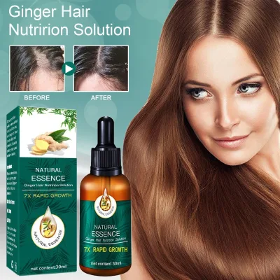 Wholesale Ginger Hair Care Scalp Serum Essential Oil Liquid for Hair Follicle Repair and Growth Nourishes Scalp