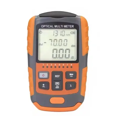 Mini Optical Power Meter Fiber Optic Tester Opm Handheld Red Light Source Optical Power Meter digital power meter