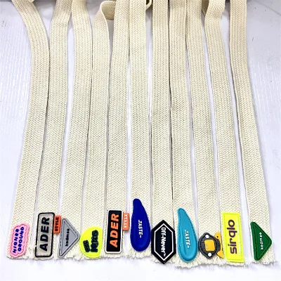 New Eco-Friendly Waterproof 2cm Braided Polyester Drawcord Custom Length for Shoes Bags Garments Hats Pants Accessories