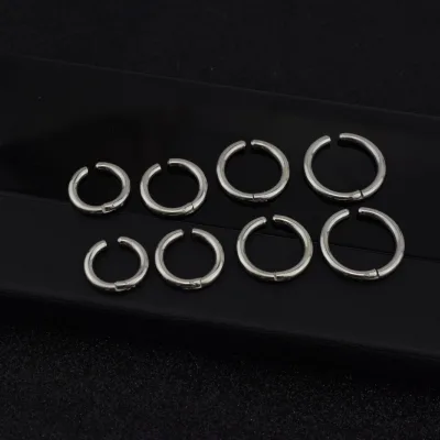 Stainless Steel Non-Pierced Ear Cuff - Minimalist Hip Hop Style
