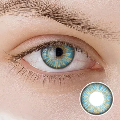 Clearance Sale Fashionable 3-Color 14mm Clear Contact Monthly High Comfort Soft Material High Water Content Including Natural