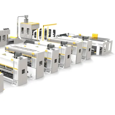 AOLONG HIGH SPEED PET Needle Punching production line fabric making machine/GEOTEXTILE