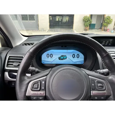 New 12.3 Inch Digital Instrument Cluster with Built-in GPS 1080P HD Video for 2013-2018 for Forester Legacy Dashboard Upgrade