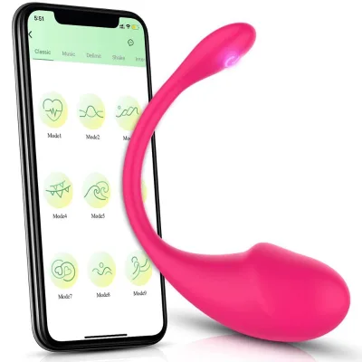 Wireless App Controlled Mini for Egg Vibrator Long Distance Phone Access Wearable Panty Toys for Couples