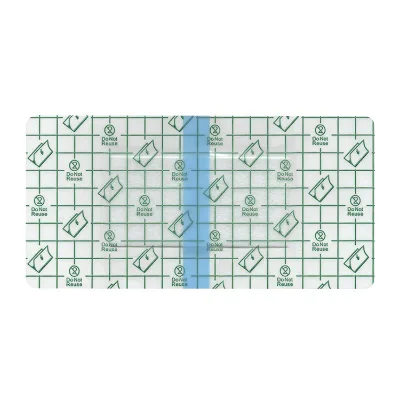 Medical Transparent Adhesive Waterproof Wound PU Dressing Film With Pad