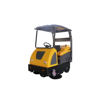 KEYU Multipurpose Road Cleaning Vehicle Street Vacuum Cleaner 180L Garbage Tank 1200W Motor Pump Gear-Road Sweeper Backhoe