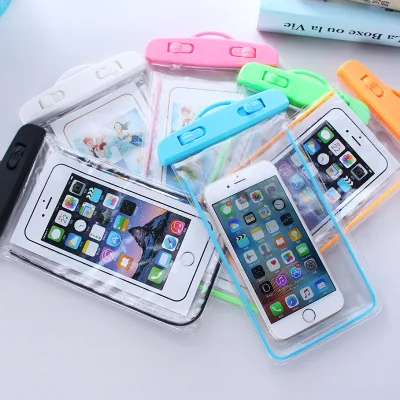 Under 6.9 Inch Waterproof Phone Pouch Case & Underwater Swimming Dry Bag