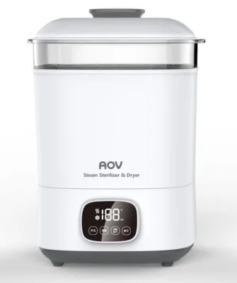 AOV Custom Household Electric Baby Bottle Steam Sterilizer Dryer Portable Sterilizer Machine