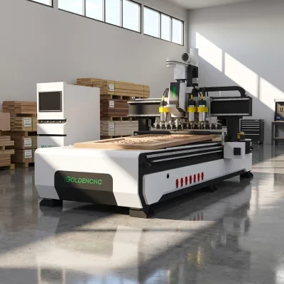 1325/2030/2040/1530 nesting machine for cutting, graving, grooving, etc., saving labor costs, high-power spindle.