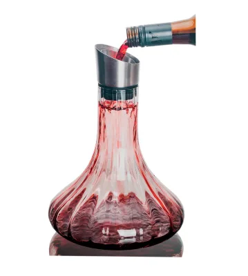5531DC wine decanter with aerator Luxury Wine Accessory for Gift - 1500ml Breather Carafe with Pourer Lid Luxury
