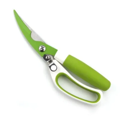 Heavy Duty Kitchen Chicken Scissors Spring Loaded Meat Shears Poultry Shears with Anti-Slip Handle