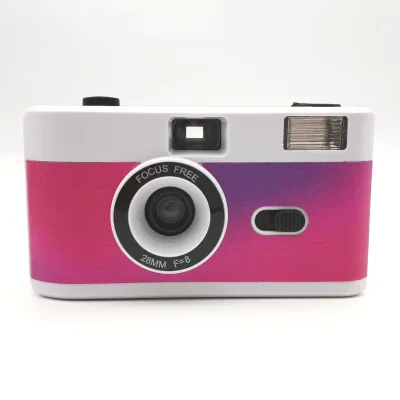 Colorful Retro Wedding Gift Non Disposable Reusable 35mm Film Cameras Household 24EXP Film Camera