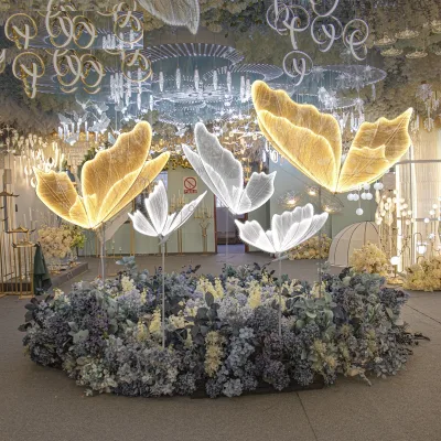 Hot-sale High Quality Light Luxury Style Factory Special Price Lighting Moving butterfly for Wedding Party Event Home Decoration