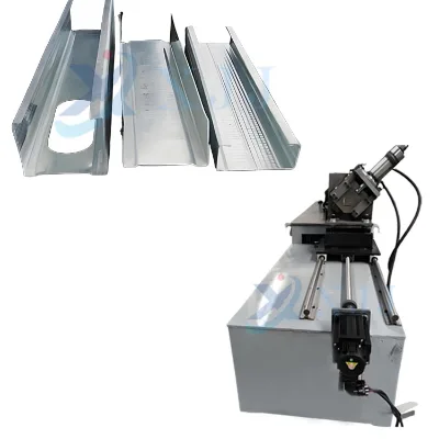 XJJ Metal Profile Omega U Channel Stud Track Roll Cold Forming Machine Metal Furring Roll Forming Machine Price