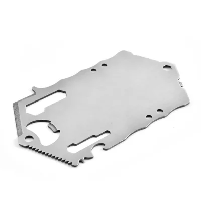 Credit Card Shaped Stainless Steel Multi Function Tool Card Outdoor Portable Bottle Opener Wrench Tool