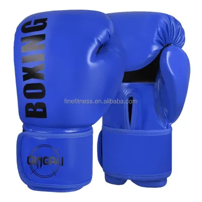 Boxing Gloves Guantes De Boxeo PU Leather Champions Gym Martial Arts and Boxing Gloves Training Wrist Closure Boxing Gloves