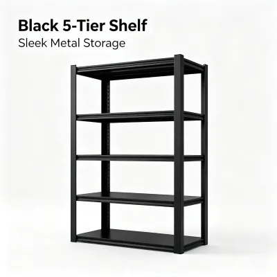 Modular Customizable Steel Shelving Metal Shelving Unit Customizable Layers for Office Archive Household Sundries Storage Usage