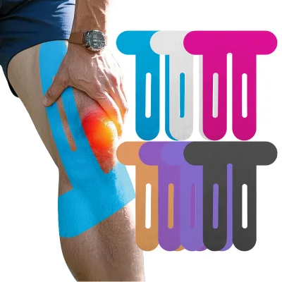 Custom Breathable Cotton Zinc Oxide Knee Tape for Meniscus Protection Kinesiology Athletic Tape for Runners Knee Muscle Support