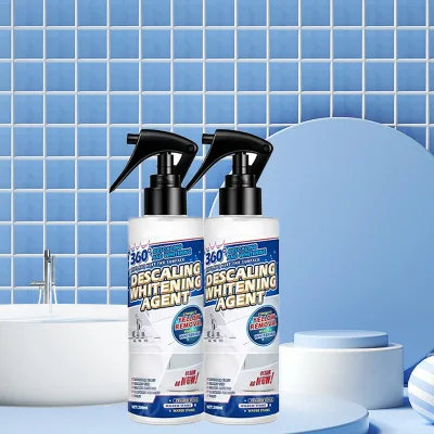 Bathroom Cleaner Spray Liquid Eco-Friendly Disposable Lemon Scent 200ml Easy Use Household Cleaning Solution