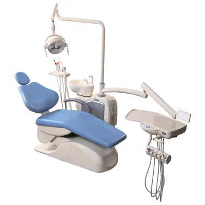 Economic Dental Chair Unit/cheap Dental Chair/integral Dental Unit Pu Ce Electricity 4 Holes or 2 Holes Touch Control Screen