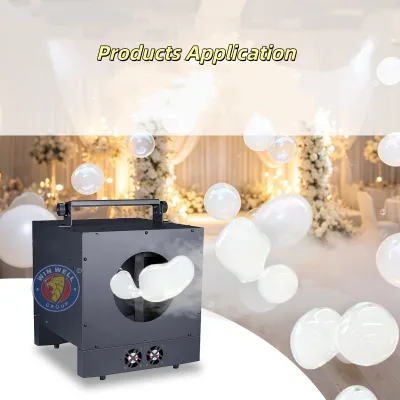 Electric Remote Control Cloud Bubble Machine with Dry Ice for Wedding Party Stage Events