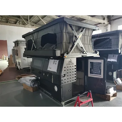 DSYJ Cost Effective Reliability Folding RV Camper Van Seat Bed All Road Travel Trailers Aluminum Truck Campers for Sale