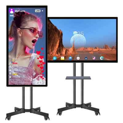 32,43,55 Live Streaming Broadcast Equipment Stand Live Interactive Screen Mobile Smart Live Broadcasting Equipment