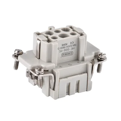 All Sizes IP65 Waterproof Male Female Plug Socket Heavy Duty Rectangular Connector for Solar Energy Storage Wind Power Industry