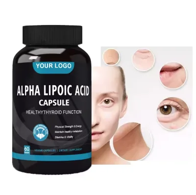 Ausreson OEM R-alpha Lipoic Acid Support Capsule Dietary Fiber Supplement Skin Care ALA Price 600mg Alpha Lipoic Acid Capsules